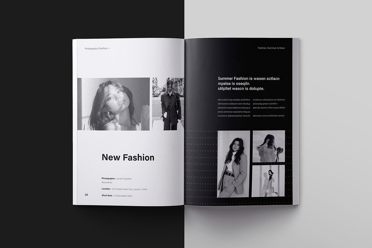 Photography Portfolio Template, a Brochure Template by ElvinPrint (Photo 10 of 14)