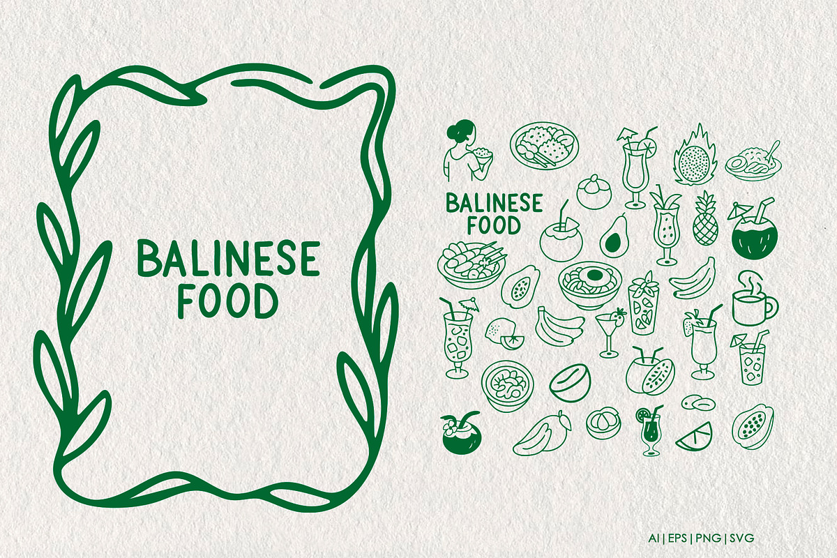 Bali Vibes Whimsy Illustrations, an Object Illustration by SunnJaneArt (Photo 3 of 12)