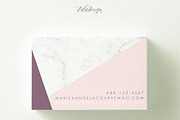 Marble Triangle Business Card, a Business Card Template by iloladesign (Thumbnail 2 of 2)