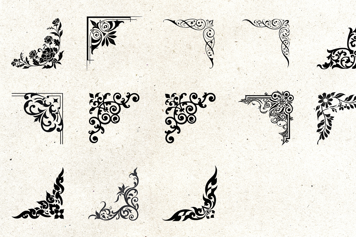 Corner Border Elements PNG Clipart, a Graphic by Graphicspixel (Photo 5 of 7)