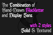 Drakewyn, a Blackletter Font by din-studio.com (Thumbnail 2 of 12)