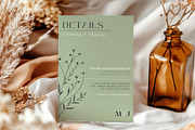 Modern Sage Green Wedding Invitation, an Invitation Template by Hotpin (Thumbnail 4 of 5)