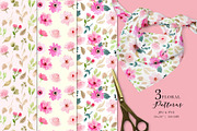 Pink Delight - Watercolor Clipart, a Decorative Illustration by wulano (Thumbnail 5 of 7)