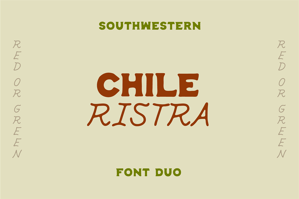 Chile Ristra, a Font by MEG BURK CHOI (Photo 3 of 3)