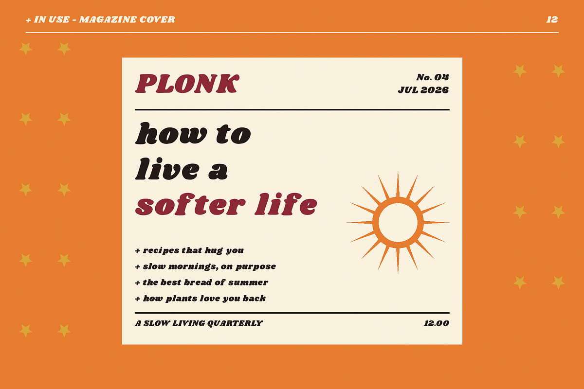 PLONK - Delicious Display Serif, a Serif Font by Lettra Studio (Photo 8 of 17)