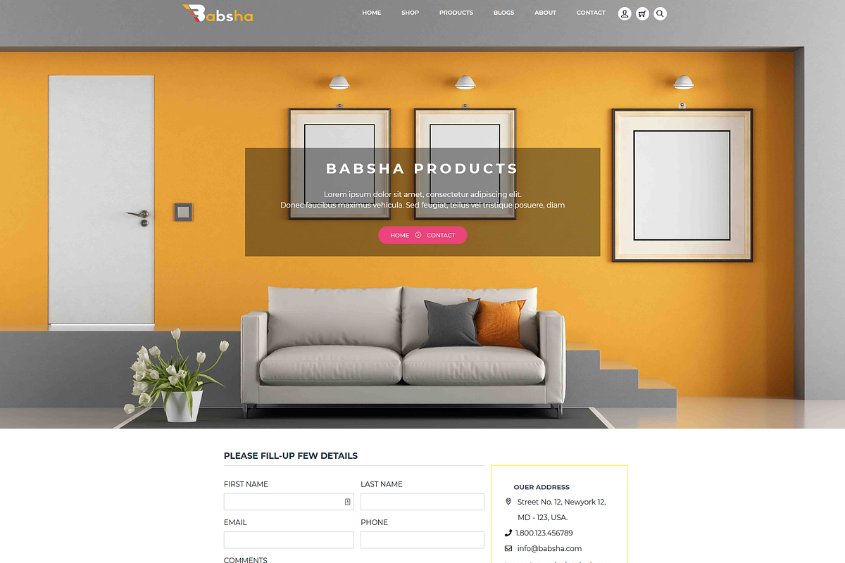 Babsha Responsive Bootstrap 4 theme, a Bootstrap Template by @lo