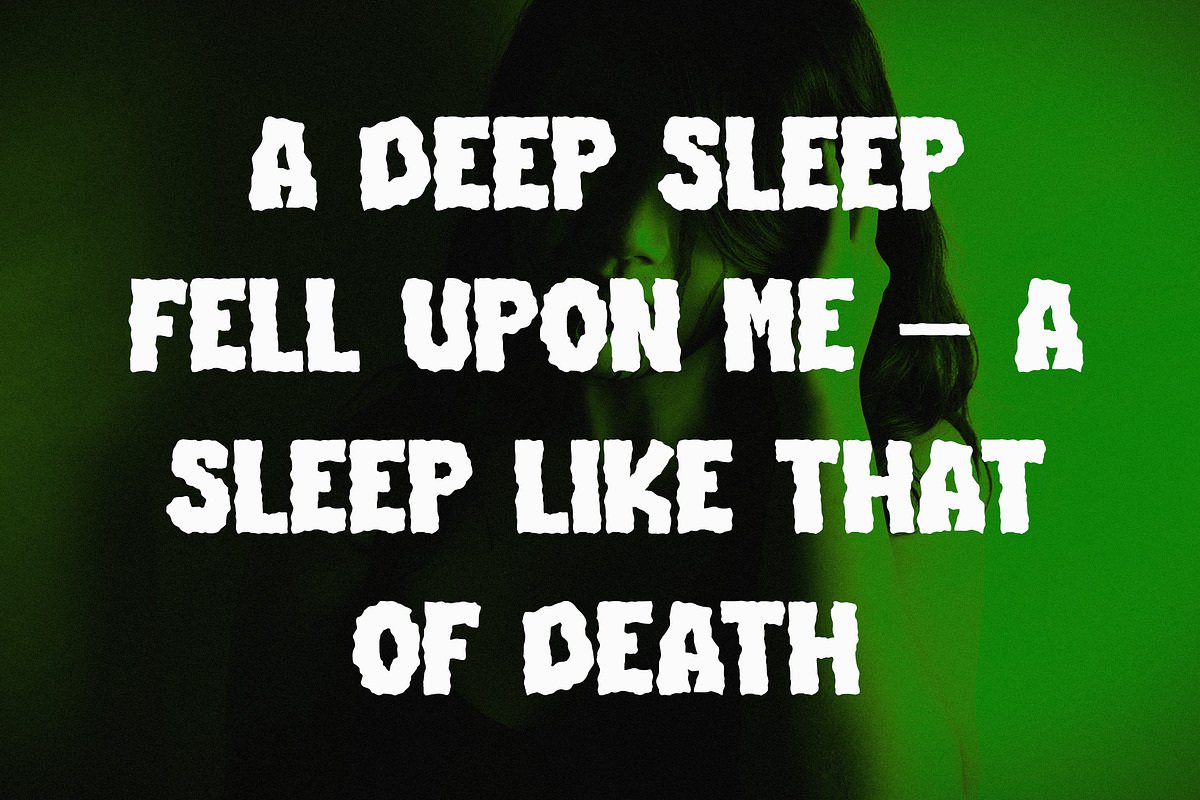 Stinky Slime - Halloween Font, a Handwritten Font by Arendxstudio (Photo 6 of 9)