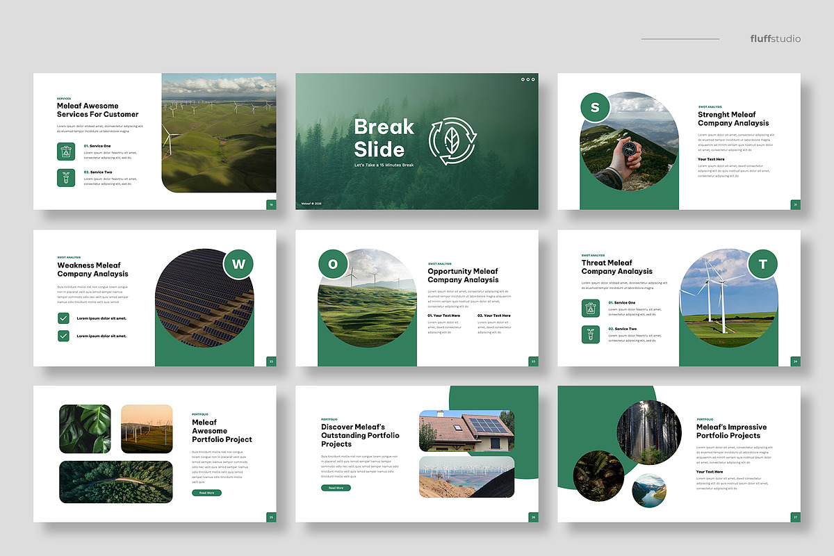Ecology Sustainability Powerpoint, a Presentation Template by fluffstudio (Photo 4 of 5)