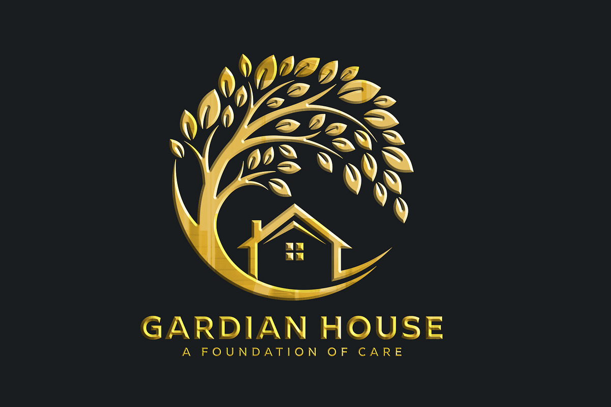 Guardian House & Tree Logo | Real Estate & Home Care