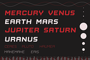 Nostromo - Retro futuristic font, a Font by Great Scott! (Thumbnail 3 of 8)