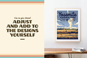 National Park Poster Illustrations, a Decorative Illustration by Vicarel Studios (Thumbnail 10 of 23)