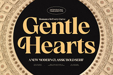 Gentle Hearts Modern Bold Serif