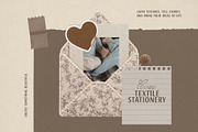 Cozy Textile Stationery Kit, an Object Graphic by DigARTbyHavroshka (Thumbnail 12 of 12)