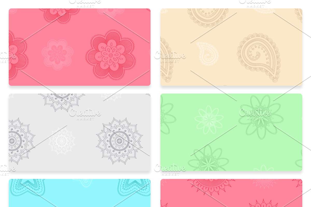 Vector Floral Patterns - 20, a Pattern Graphic by DeepDesign (Photo 2 of 3)