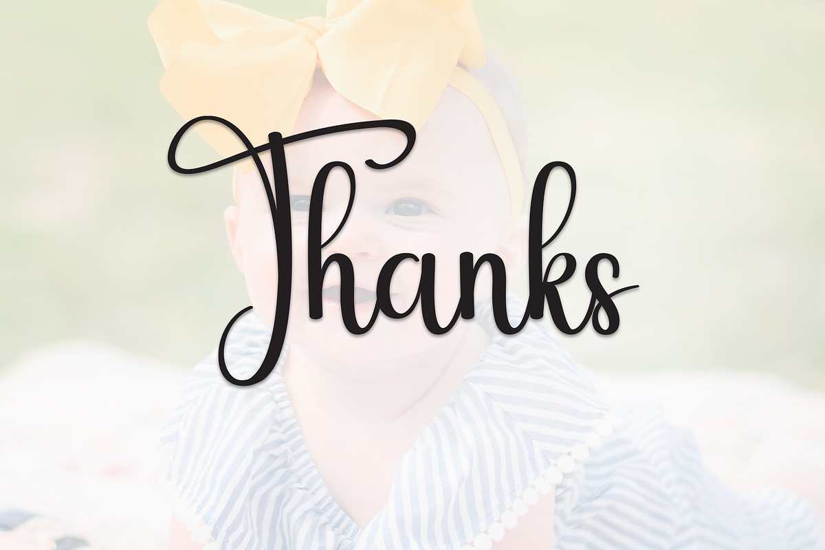 Baby Beautiful | Script Font, a Handwritten Font by Scratchones (Photo 8 of 8)