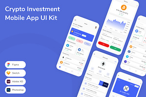 Crypto Investment Mobile App UI Kit