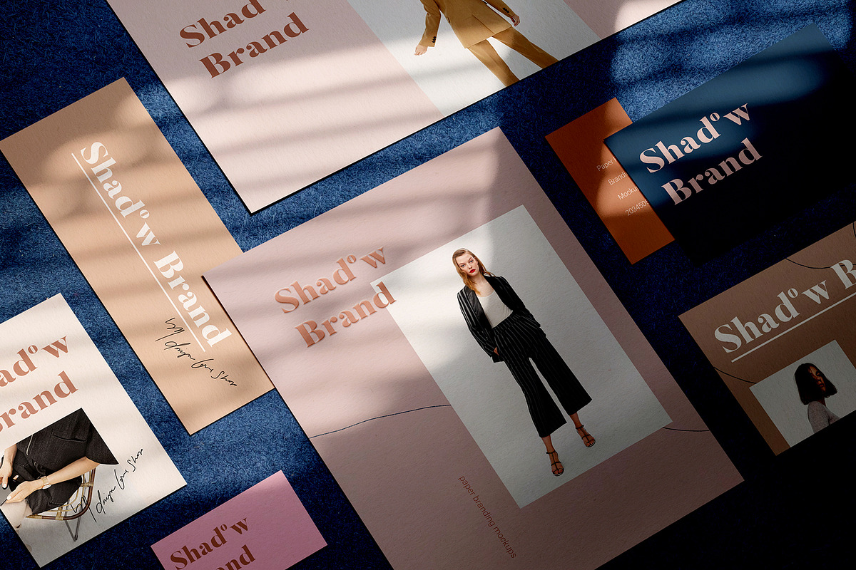Shadow Brand - Paper Mockups, a Product Mockup by Duet Atelier (Photo 2 of 6)