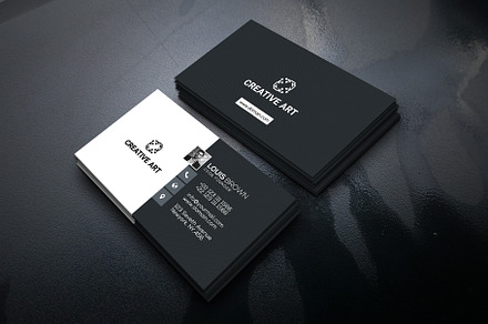 Creative Agency Business Card, a Business Card Template by Smashing_Studio