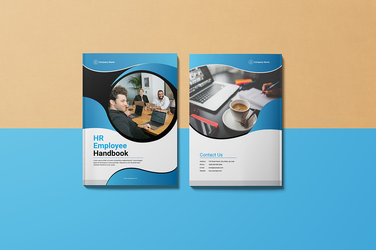 HR / Employee Handbook Template, a Brochure Template by retrographix (Photo 6 of 6)