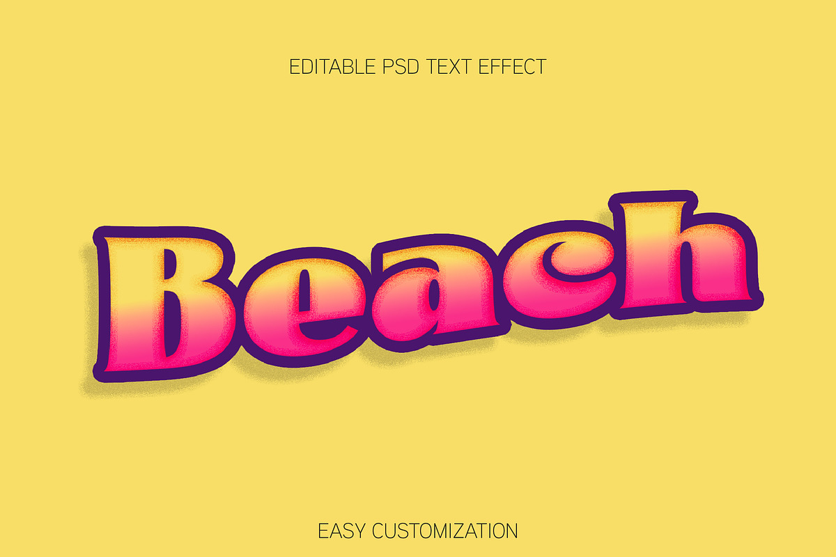 Retro Gloss Gradient Text Effect