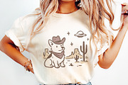 Retro Corgi Cowboy in Desert, Cute, an Illustration by SharpMarketplace (Thumbnail 3 of 9)