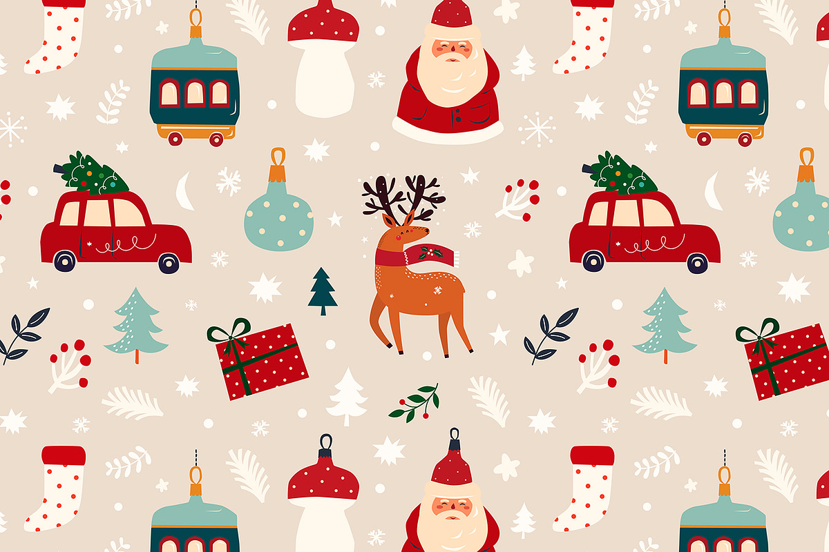 Merry Christmas collection, a Seasonal Illustration by MoleskoStudio (Photo 15 of 22)