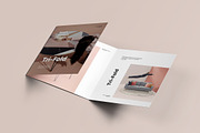 Tri-Fold Square Brochure Mock-up, an Advertising Mockup by Yogurt86 (Thumbnail 7 of 16)