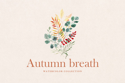 Autumn breath - watercolor