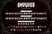 Ghoulies - Horror Display Font, a Sans Serif Font by Alpaprana (Thumbnail 9 of 11)