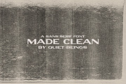 Made Clean - Vintage Inspired Font, a Handwritten Font by Quiet Beings Design Studi (Thumbnail 6 of 9)