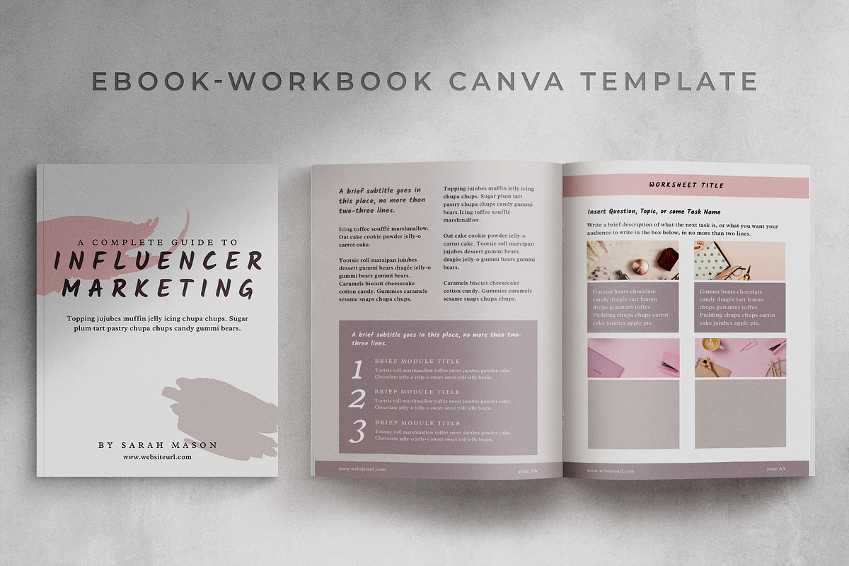Workbook/eBook Canva Template | Sand, a Magazine Template by Studio Sugoi (Photo 1 of 10)