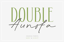 Double Aunofa - Couple Font