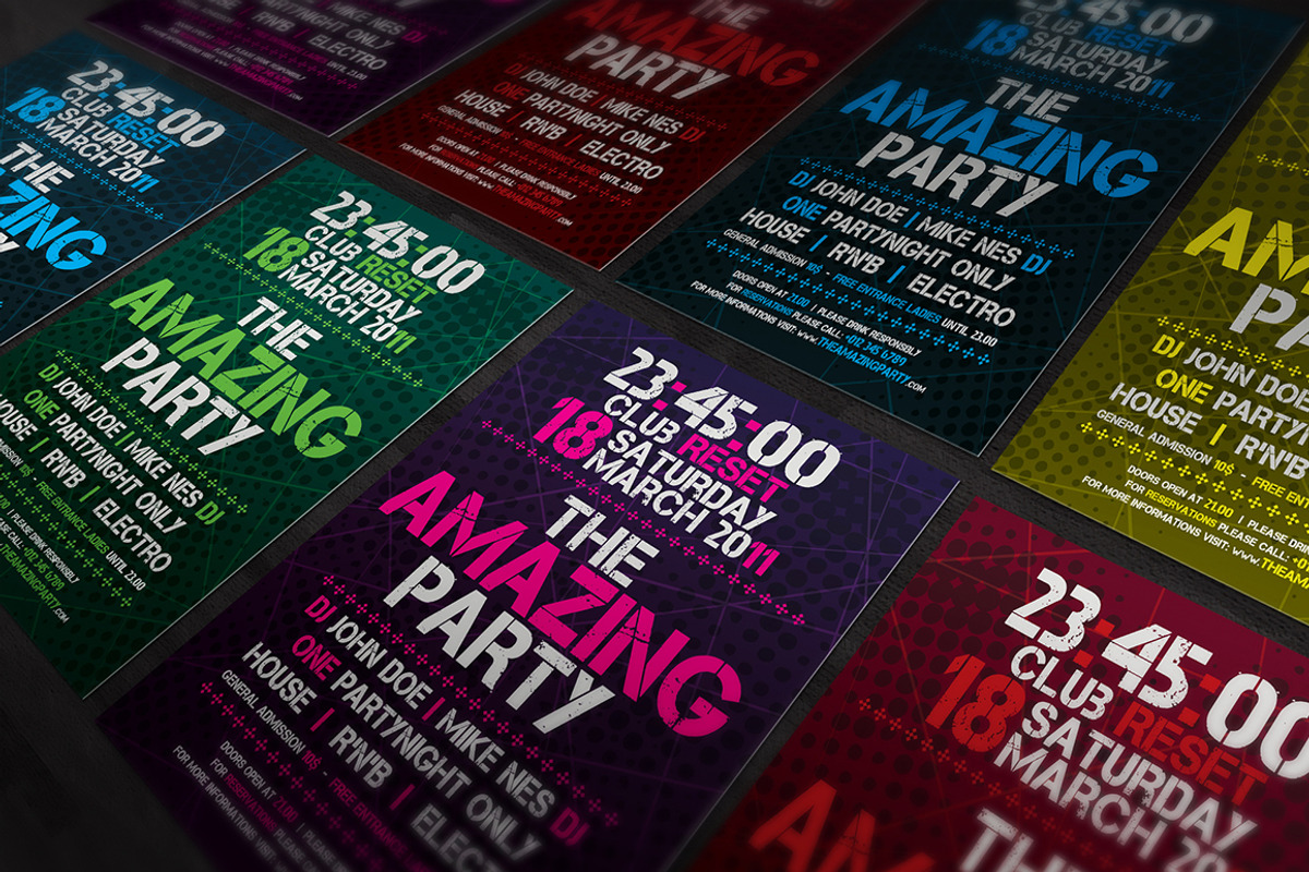 Amazing Party Flyer, a Flyer Template by Andre28 (Photo 1 of 2)