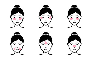 Girl with Different Method Icons, a Person Illustration by Vector Creator