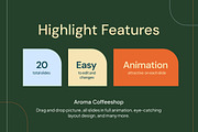Aroma Coffeeshop Google Slides, a Presentation Template by Loin Studio (Thumbnail 2 of 4)