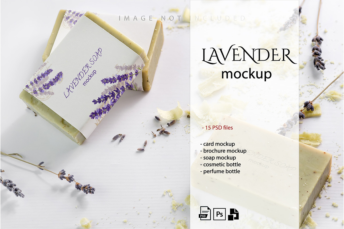 Lavender cosmetics Mockup, a Packaging Mockup by YuMyart (Photo 1 of 10)