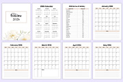2025-2026 Monthly Planner Canva Kdp, a Stationery Template by Mustafiz (Thumbnail 4 of 4)
