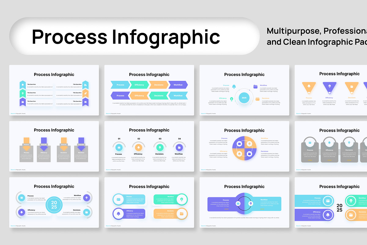 Big Infographic Assets PowerPoint, a Presentation Template by Premast (Photo 2 of 6)