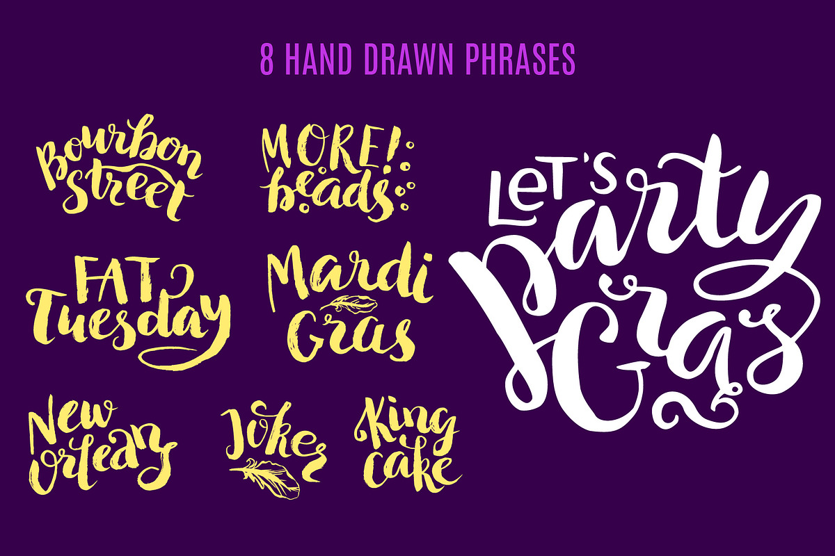 Mardi Gras Set, an Illustration by Olena (Photo 2 of 5)