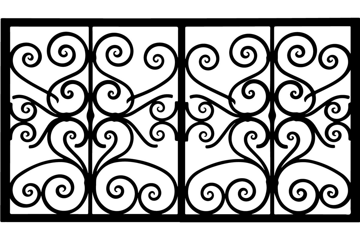 Vintage Scroll Gate Panel Bundle, a Decorative Illustration by Creativeshirt (Photo 5 of 20)