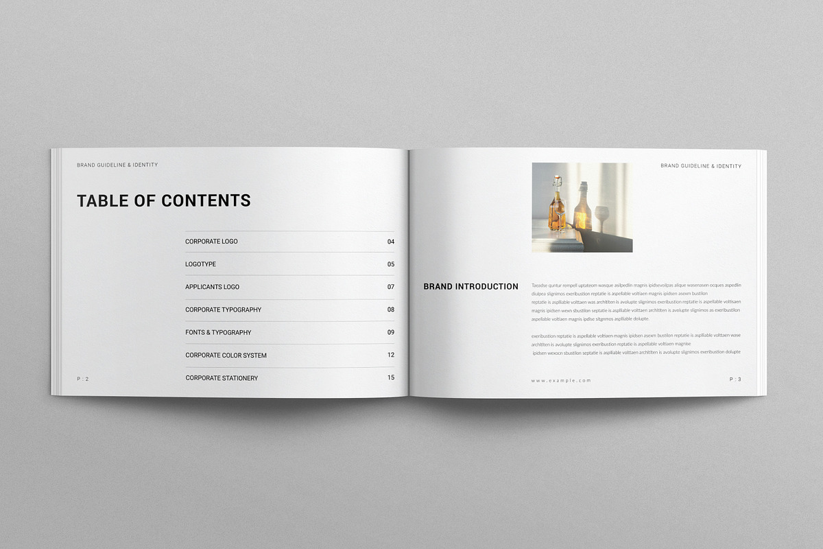 Brand Guideline & Identity Landscape, a Brochure Template by E-Type (Photo 2 of 8)