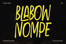 Blabow Nompe Bold Dry Brush Display