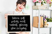 Shelter Melody Handwritten Script, a Script Font by stylishtype.co (Thumbnail 12 of 20)