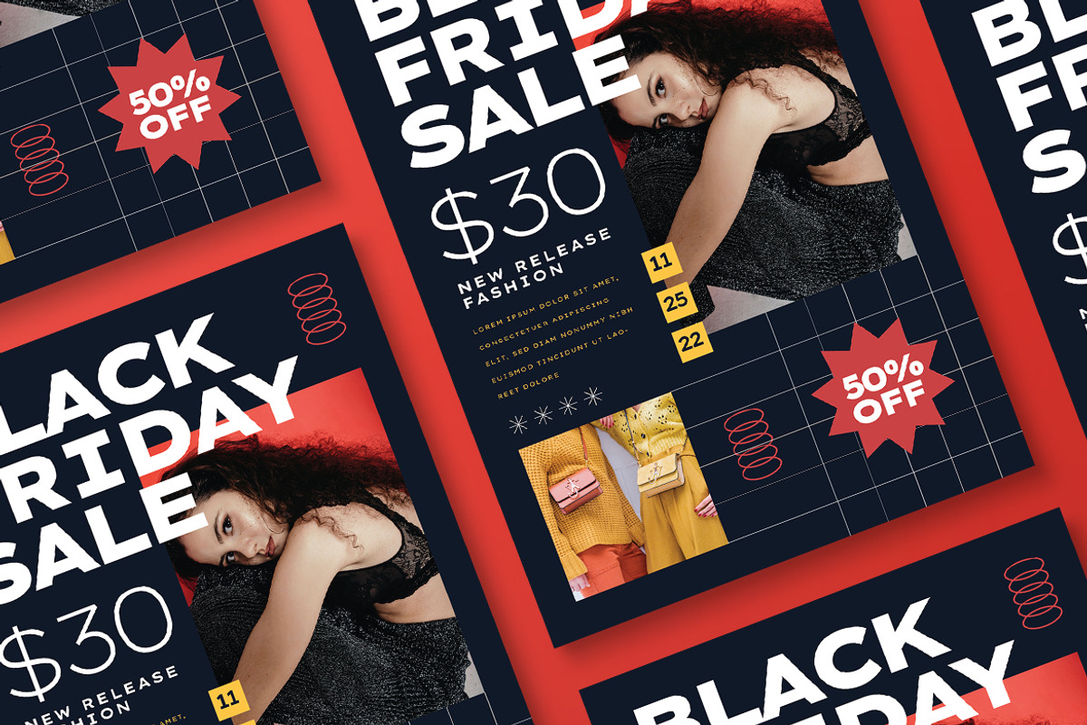 Black Friday Sale Flyer, a Flyer Template by Tokosatsu (Photo 2 of 3)