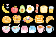 Breakfast Clipart, an Education Illustration by greywalnutstudio (Thumbnail 3 of 3)