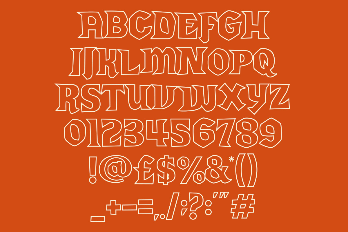 Tool Box Display Font, a Serif Font by ILLWOOKIE (Photo 3 of 3)