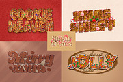 Christmas Cookie Text Effect, a Layer Style Add-On by Matsero (Thumbnail 3 of 4)