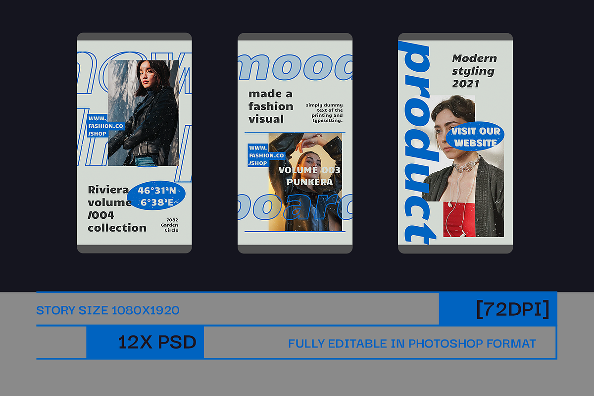 Riviera Instagram Template, a Social Media Template by Creatchees.std (Photo 5 of 5)