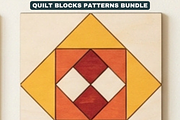 Geometric Barn Quilt Block Patterns, a Pattern Graphic by AtacanDigital (Thumbnail 17 of 19)