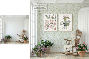 SUMMER IN PROVENCE Wall&Frame Mockup